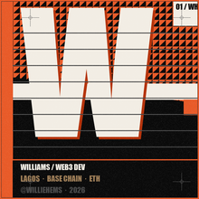 Williams — Web3 Developer, Lagos